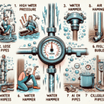 Causas de los 7 sonidos en tuberías de agua