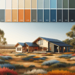 Colores modernos para exteriores de casa estilo rancho