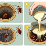 Cómo evitar que las cucarachas suban por el desagüe