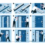 Cómo instalar una puerta de seguridad en 6 sencillos pasos