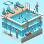 Cómo limpiar eficazmente el fondo de una piscina elevada