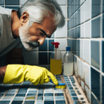 Cómo mantener limpio el rejunte de azulejos en la ducha