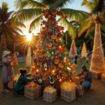Cómo puedo decorar palmeras para Navidad de manera creativa