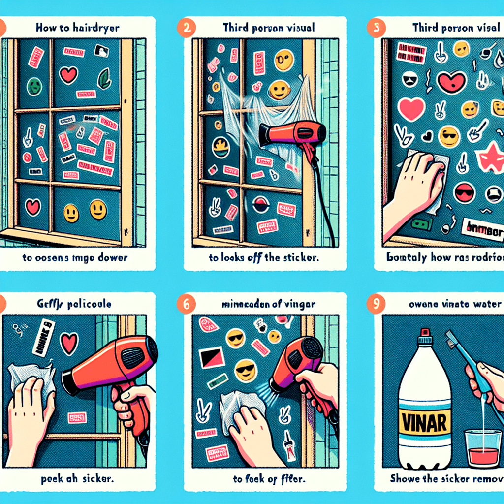 Cómo quitar stickers de ventanas de forma infalible