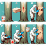 Cómo reparar un tronco de árbol dañado correctamente