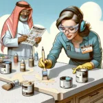 Cómo se puede pintar sobre encimeras de Corian