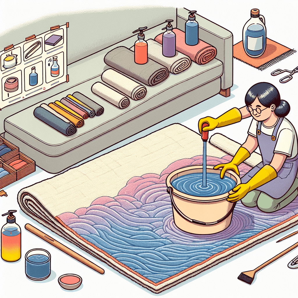 Cómo se puede teñir una alfombra en casa
