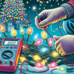 Cómo se pueden probar las luces de Navidad con un multímetro