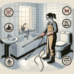 Cómo usar una hidrolavadora de forma segura en baños