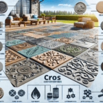 Concreto estampado en patios: pros, contras y costos