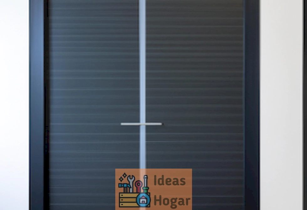 Imagen de una puerta corrediza instalada en un hogar moderno en 2024.