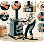 Cuáles son las medidas de seguridad al mover una estufa de leña