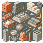 Cuáles son los materiales más comunes en la construcción con mampostería