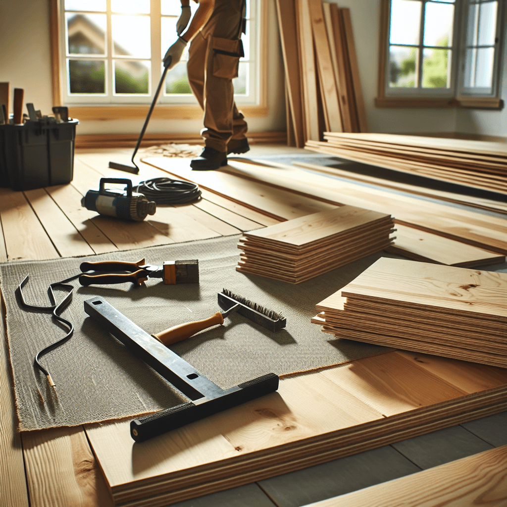 Cuánto cuesta instalar suelo de contrachapado en una habitación