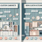 Custom vs. Semi-Custom: Cuál elegir para gabinetes de cocina