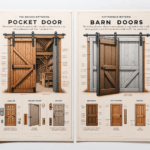 Diferencia entre puertas de granero y bolsillo Comparativa