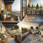 Ideas de suelos para balcones elegantes y funcionales