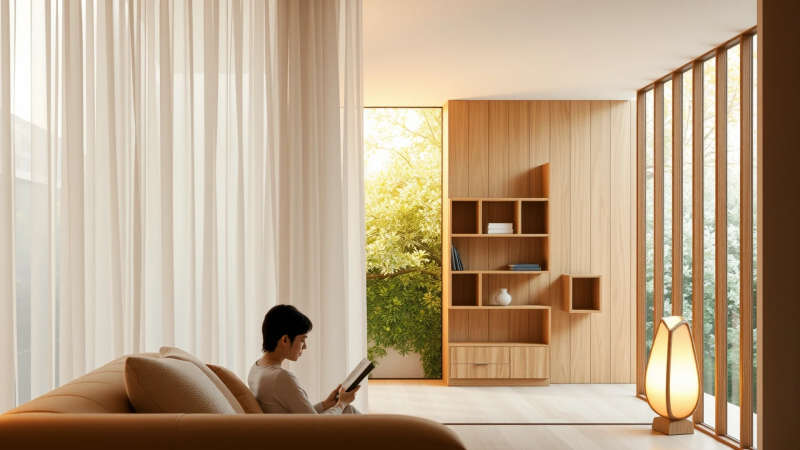 Paz y armonía en un espacio sereno