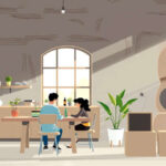 Pintar los muebles de la cocina: transformación económica