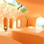 Serenidad arquitectónica moderna