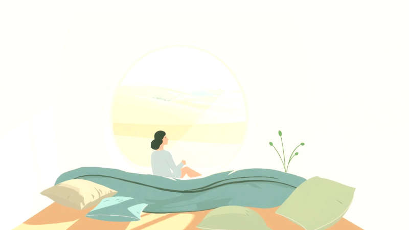 Tranquilidad serena en un espacio acogedor