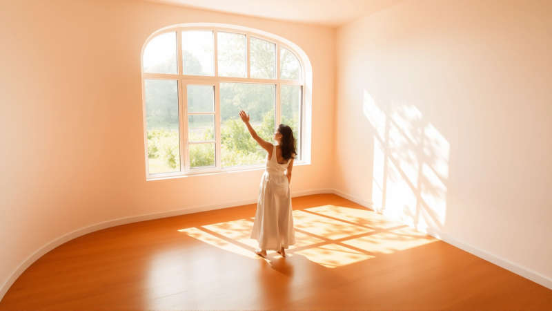 Paz y luz en un espacio acogedor