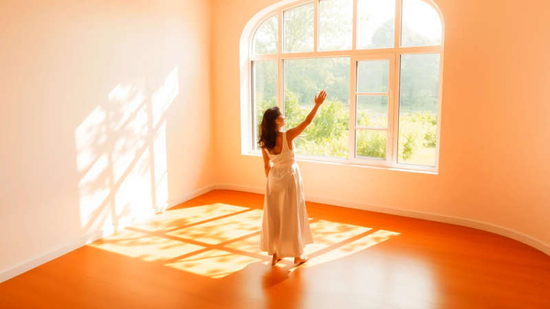 Paz y luz en un espacio acogedor