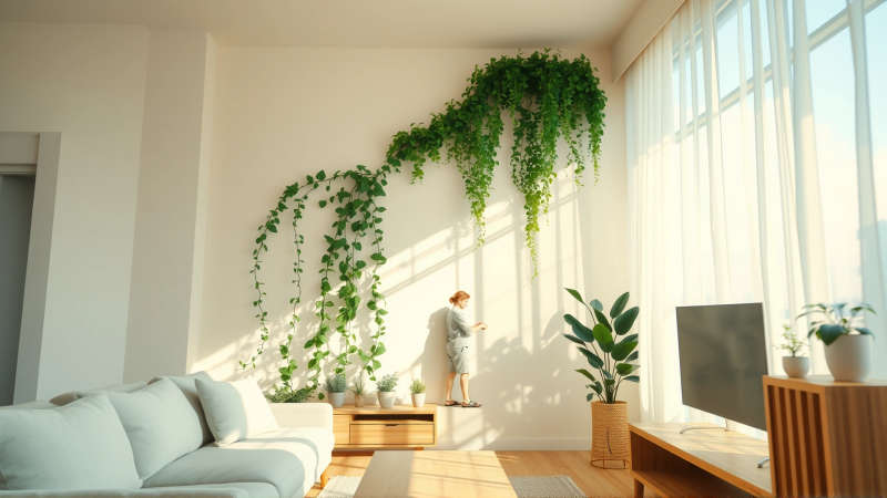 Armonía natural y serenidad en un espacio