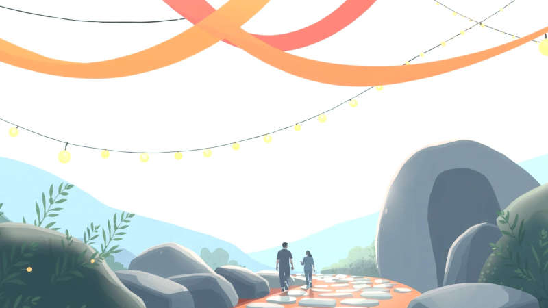 Un jardín sereno irradia armonía y paz