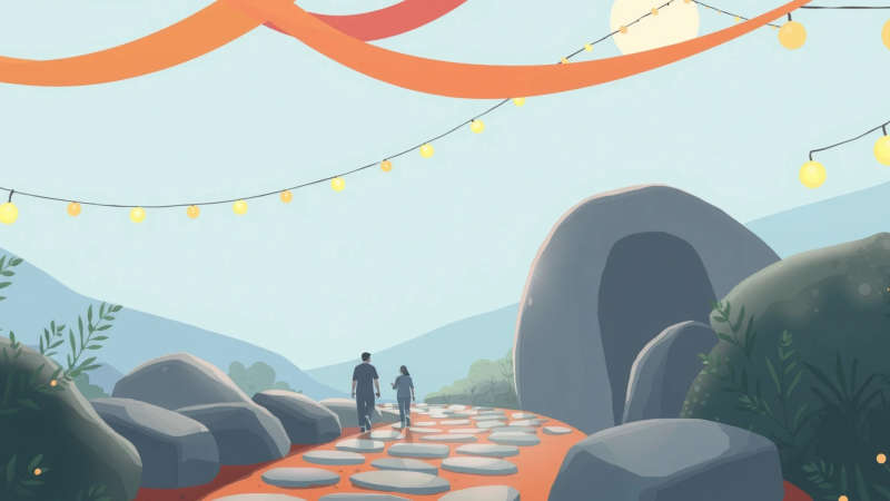 Un jardín sereno irradia armonía y paz