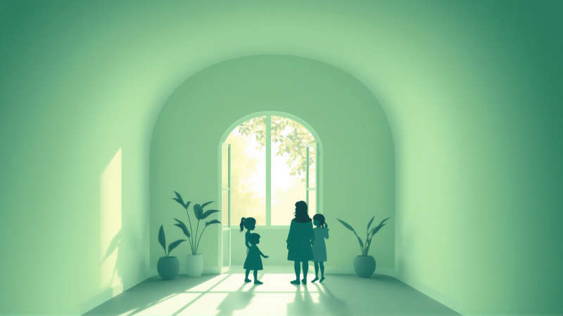 Paz y seguridad en un hogar cálido