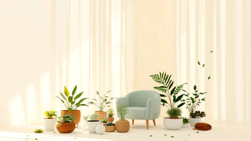 Paz serena en un espacio natural y limpio