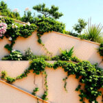 Un jardín vertical sereno y armonioso