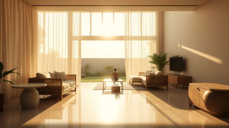 Serenidad elegante y luminosa