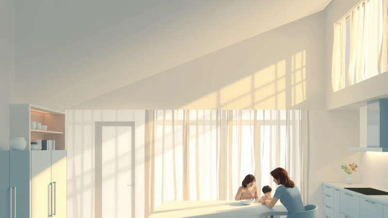 Armonía serena y confortable en un espacio