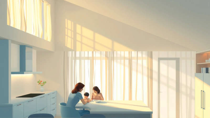 Armonía serena y confortable en un espacio