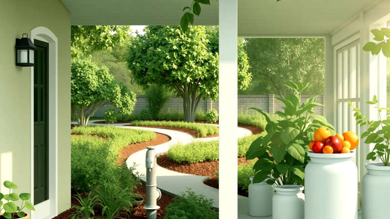 Jardín abundante