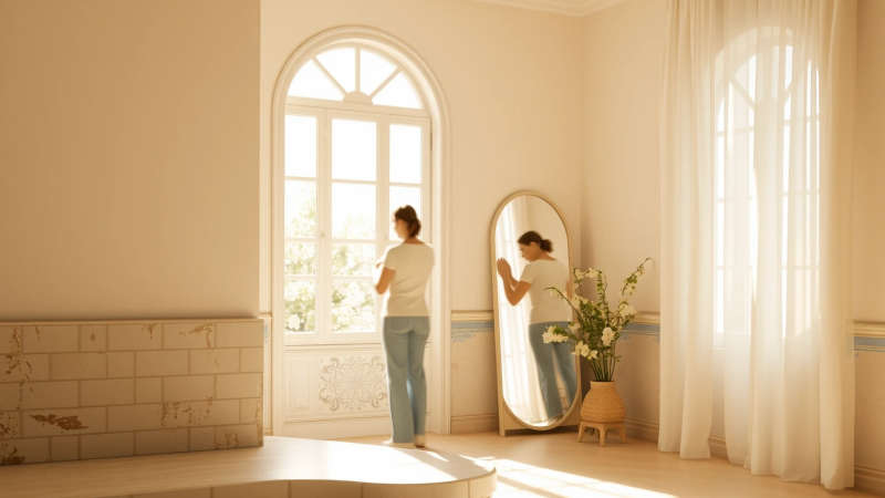 Paz y calma en un espacio hogareño