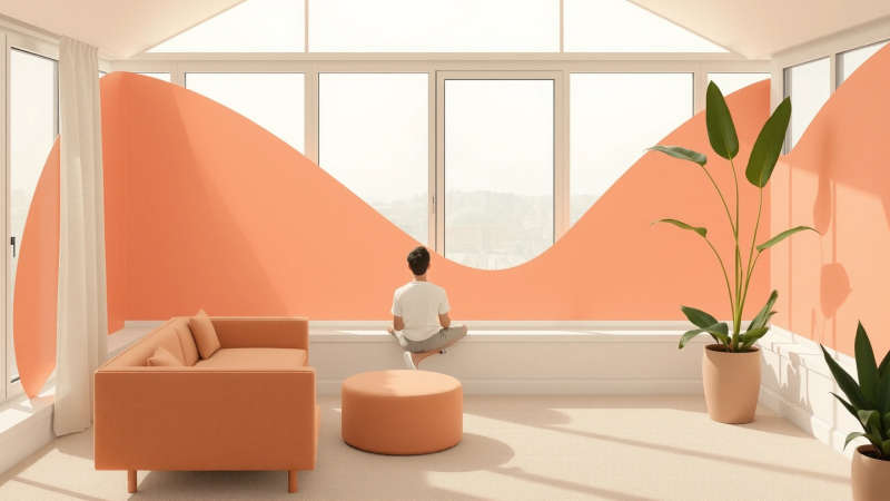 Serenidad elegante en un espacio luminoso