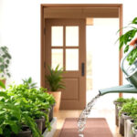 Un jardín interior sereno