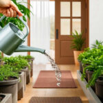 Un jardín interior sereno