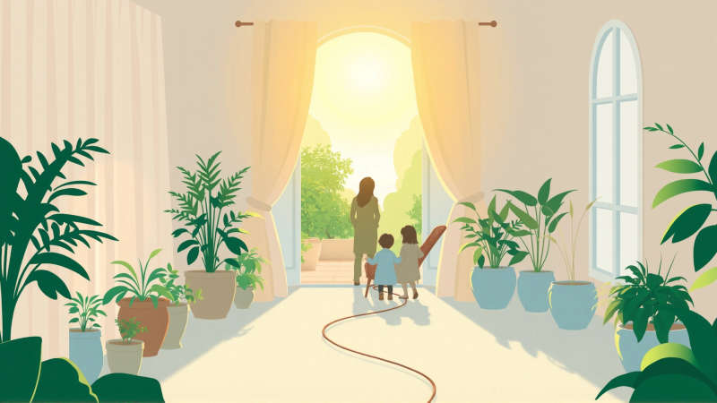 Paz y armonía en un hogar cálido