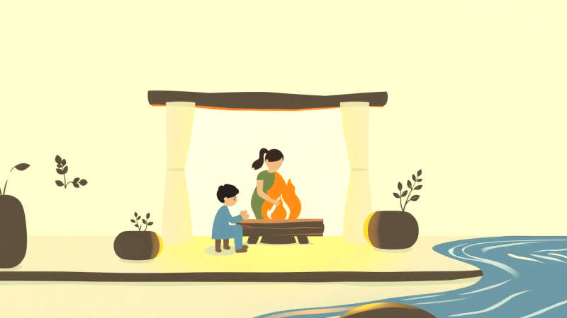 Paz y seguridad en un hogar cálido