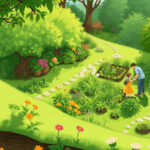 Jardín vibrante