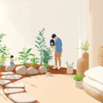 Paz y armonía en un hogar sereno