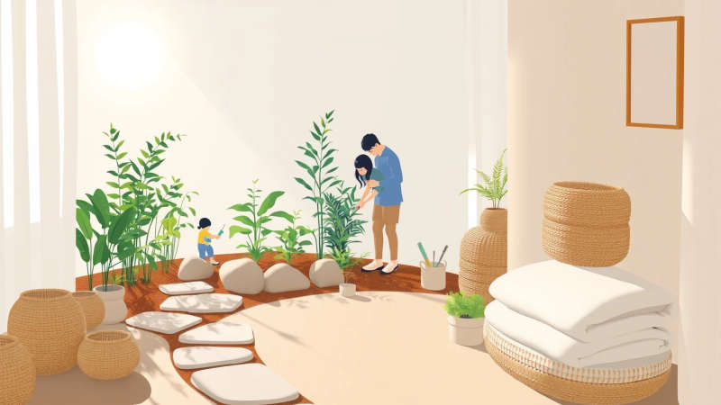 Paz y armonía en un hogar sereno