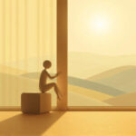 Armonía serena en una composición visual equilibrada