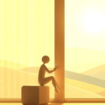 Armonía serena en una composición visual equilibrada