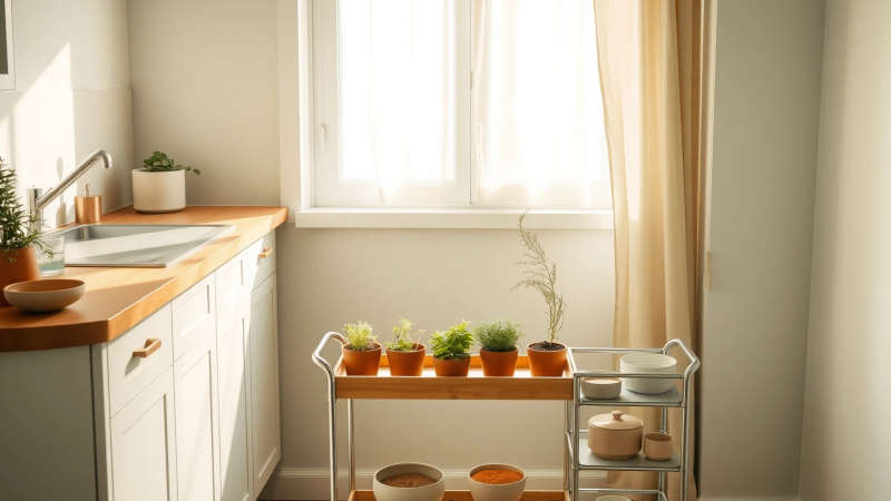 Cocina luminosa