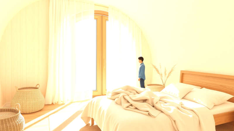 Paz y calma en un espacio sereno